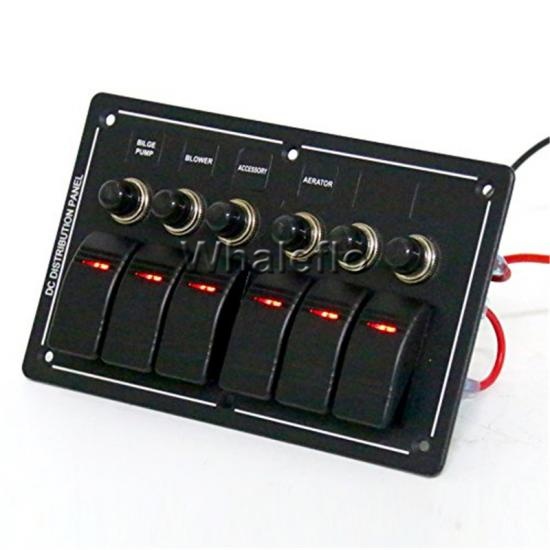 Whaleflo PN-LB6Z Rocker Switch Panel