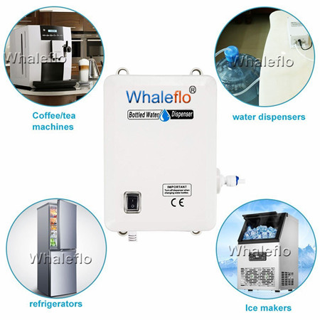 Τυπική εφαρμογή του συστήματος διανομής νερού μπουκαλιών Whaleflo
